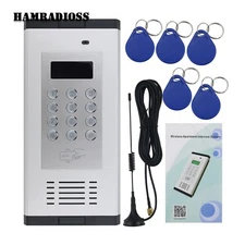 K6 Wireless Intercom Security 2G Audio Intercom Door Entry Access Control RFID