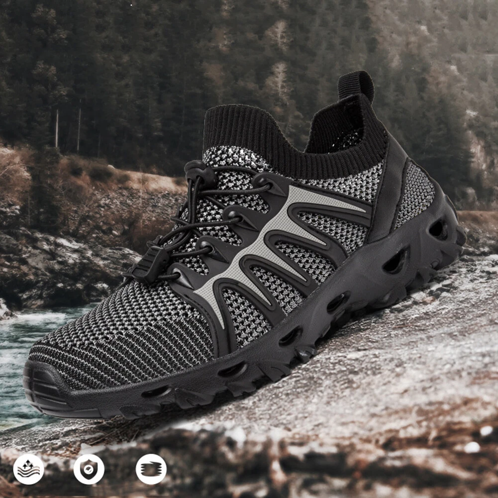 Men Beach Water Shoes Breathable Mesh Wading Sneakers Quick Dry for Beach Wading