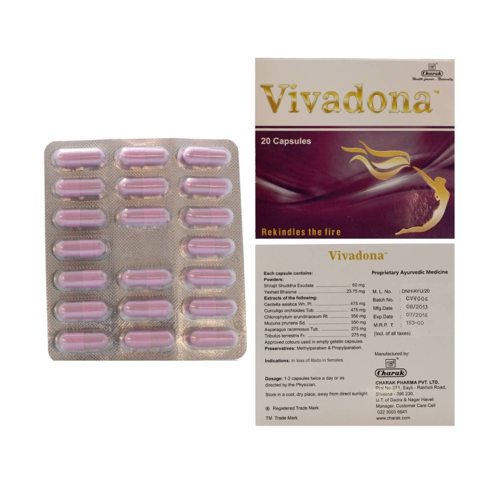 herbal-vivadona-40-capsules-for-women-girl-charak-direct-from-india-100