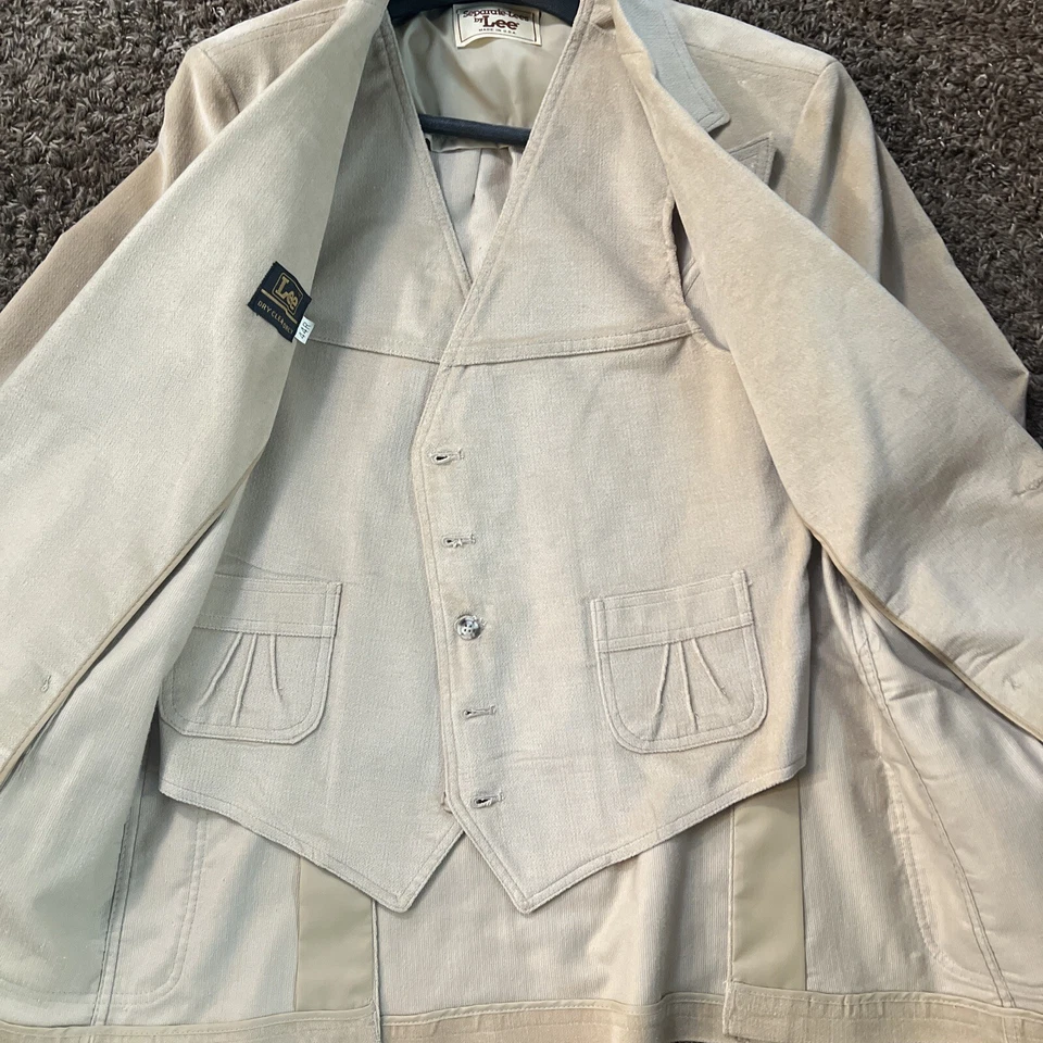 VTG Separate-Lees By Lee corduroy Size 44R - EXTREMELY RARE PIECE - Image 4 of 4