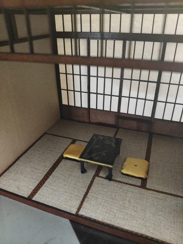 DIY Japanese roombox kit (unpainted), 1/12 miniature for dollhouses - Picture 17 of 17