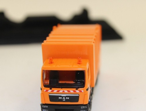 Wiking 774 29 Refuse Truck MAN TGL Control87 077429 Orange RC 1:87 New in OVP - Picture 4 of 5