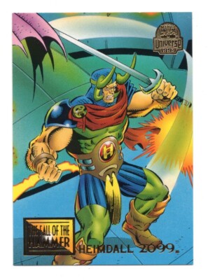 1994 Fleer Marvel Universe V #86 Heimdall 2099