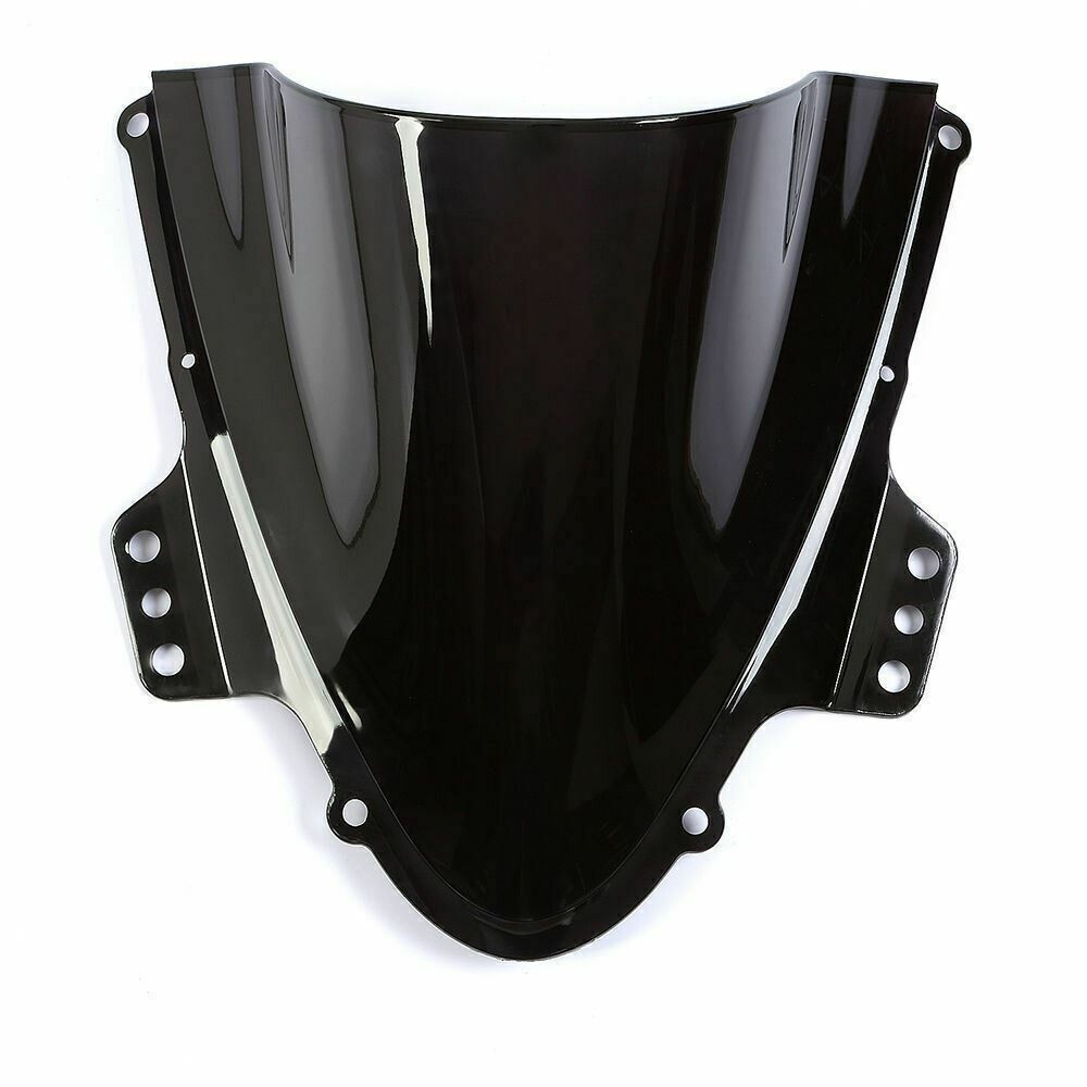 Black Double Bubble Windshield WindScreen Fit 2005-2006