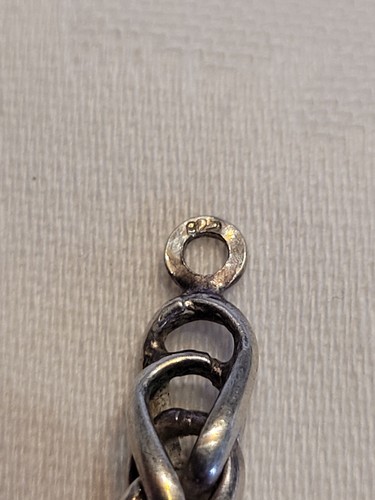 05J24 COLLIER CHAÎNE RAS DE COU FEMME MAILLE PALMIER ARGENT MASSIF 925 69 G - Photo 7 sur 8
