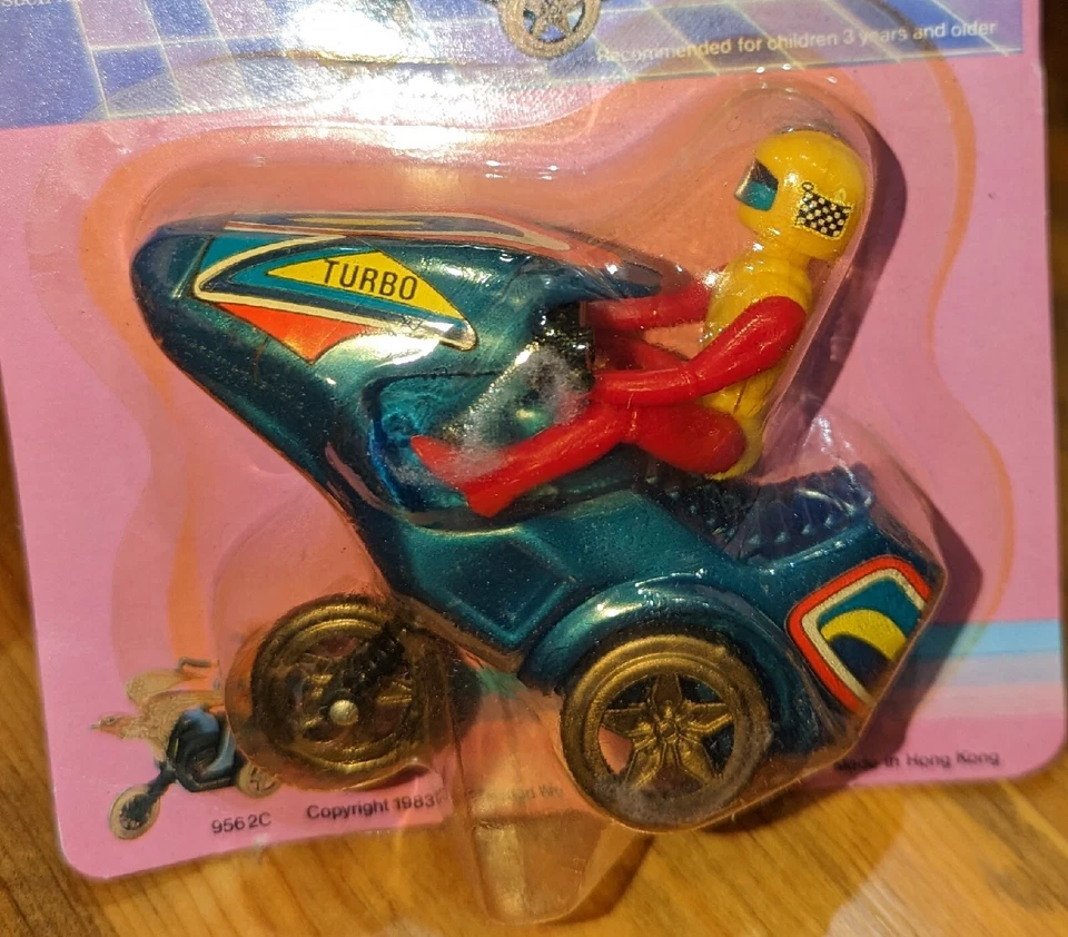 De colección 1983 Hong Kong Space-Cycle turbo motocicleta corredor, press & go knockoff  Foto 4 de 4