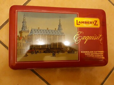 original Blechdose LAMBERTZ exquisite  RAR  , 80er Jahre 