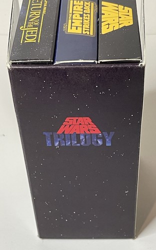 Star Wars CBS FOX Original Trilogy VHS Box Set 1992 Complete 3 Video Tapes - Picture 8 of 24