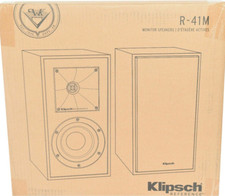 Klipsch Reference R-41M Bookshelf Speakers Pair 200w Max Black 8-Ohm 50w RMS