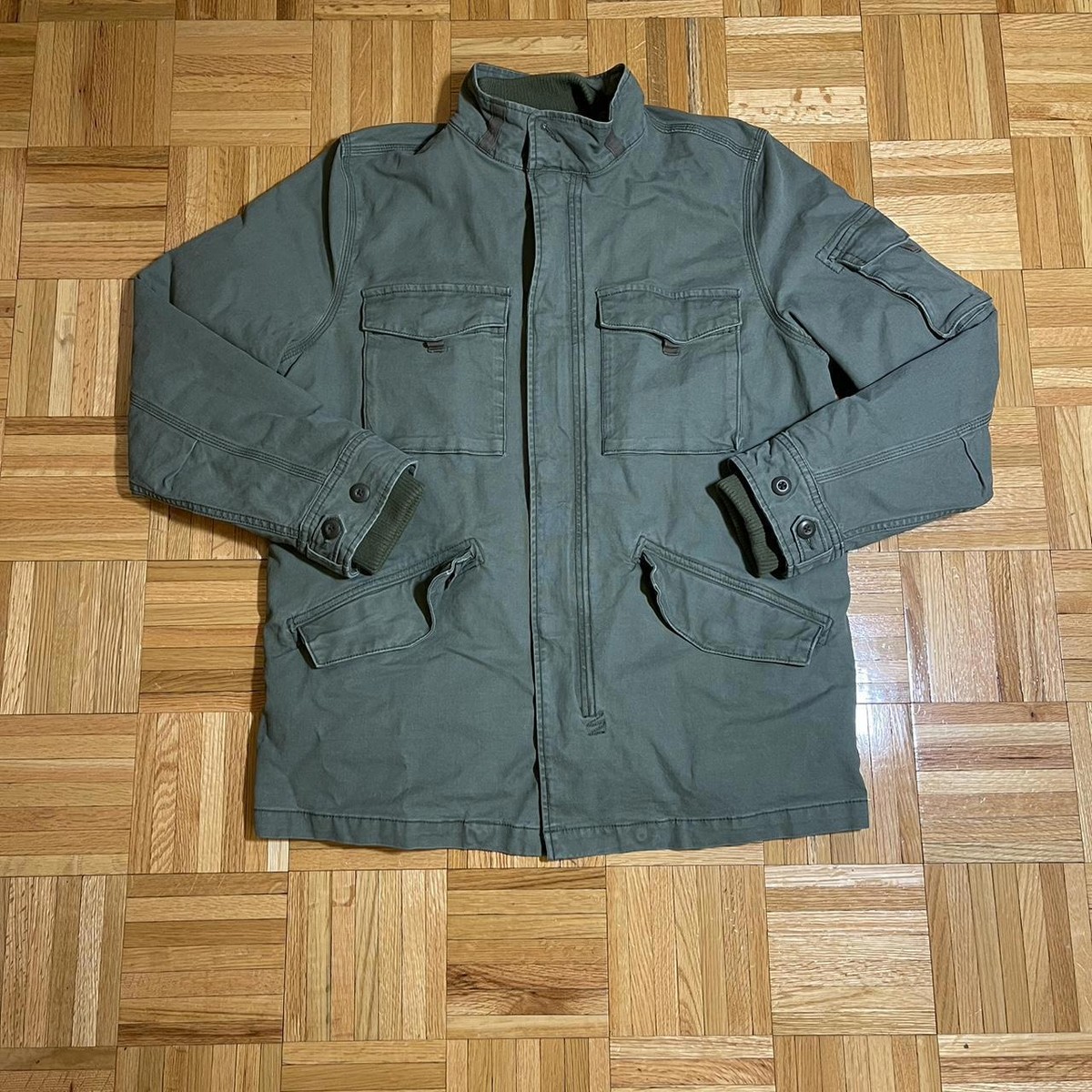 Men's Gap 1969 Utility Military Jacket with Removable