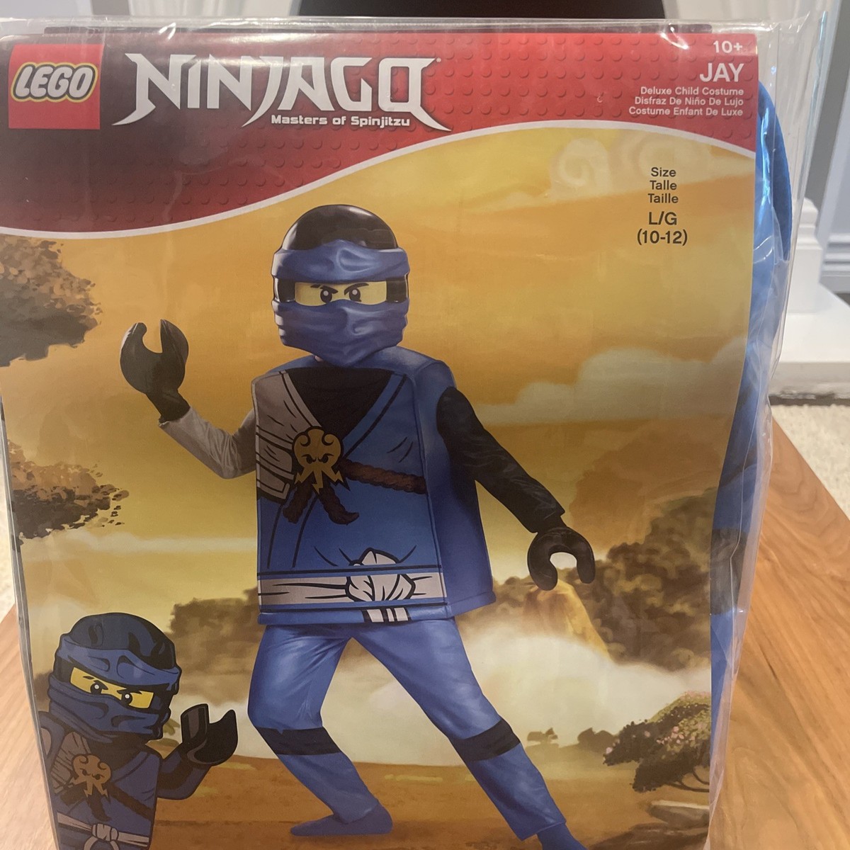 Costume Disfraz Ninjago Amazon Lego Ninjago Jay Deluxe Child