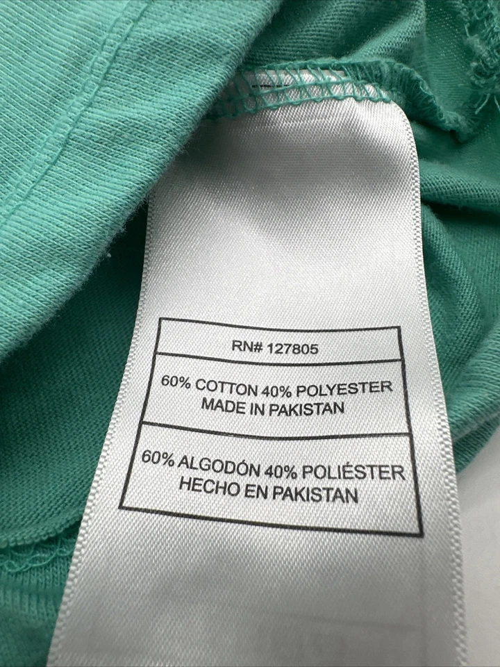 Camiseta Reebok Juvenil Niña Talla 16 Estampado Gráfico Logo Verde ..#23634 Foto 4 de 4