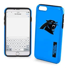 FOCO NFL Carolina Panthers Dual Hybrid For Apple iPhone 8+, 7+, 6S+, 6+ (5.5")
