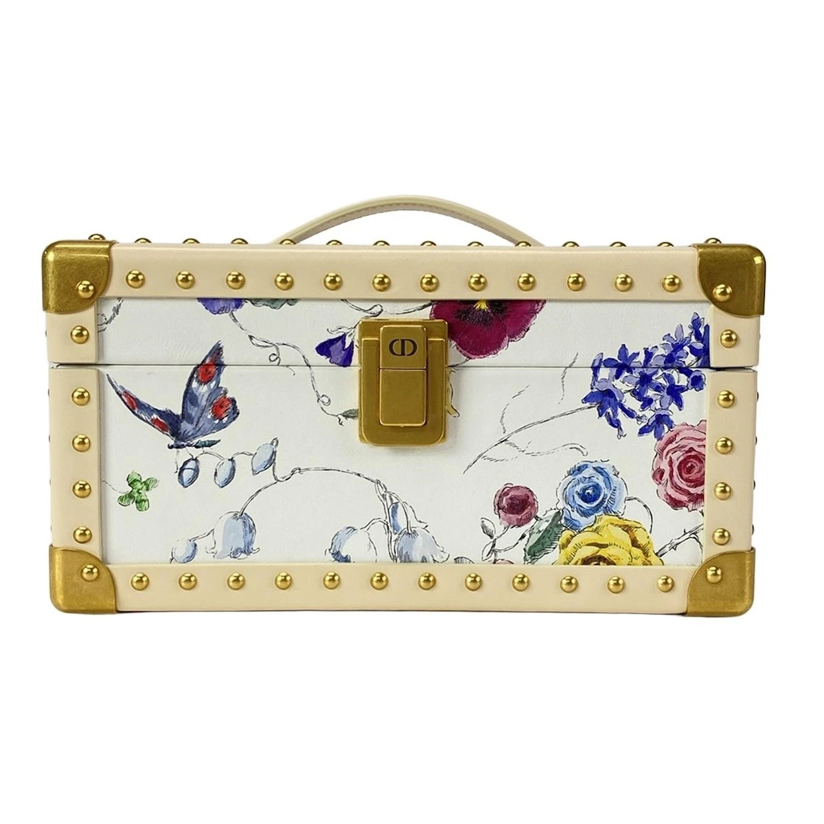 Authentique étui de coffre multi cuir blanc DIOR/ChristianDior   M8654CDAR_M933