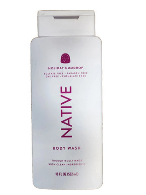 Native Limited Edition Holiday Gumdrop Body Wash, 18 fl oz
