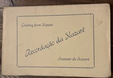 RPPC Set Souvenir Nazaré, Portugal Postcard Accordion Album 