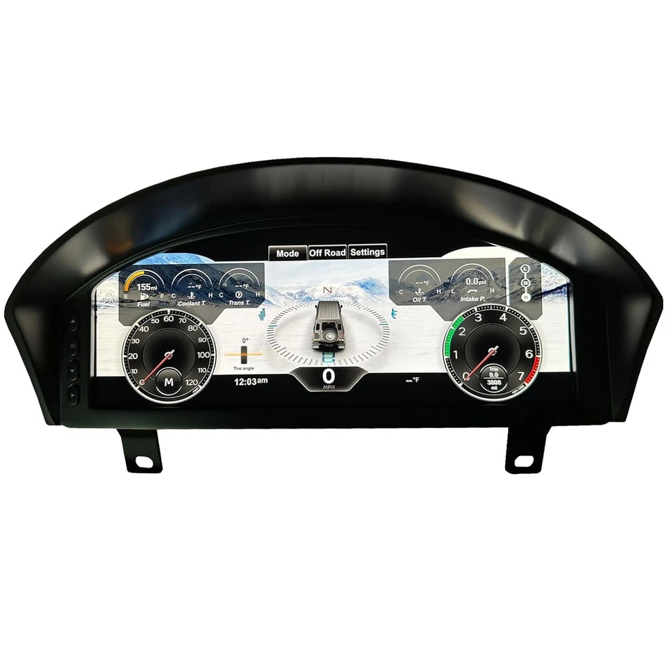 Para Land Rover Defender 2012-2016 Coche LCD Digital Cluster Velocímetro Tablero Foto 4 de 4