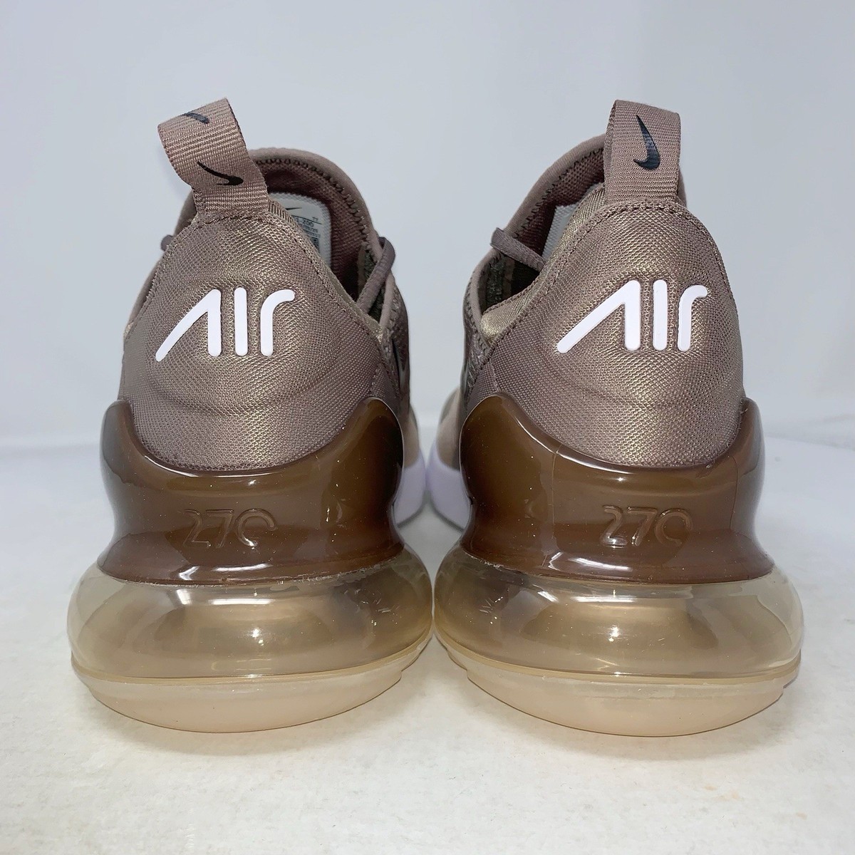 Nike Air Max 270 Mink Brown Sneakers, Size 8 BNIB IB7751-200 