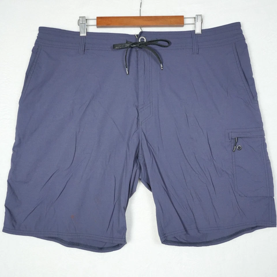 Шорты мужские Pelagic 40 синие функциональные рыболовные быстросохнущие на молнии карманные шорты - Изображение 2 из 4