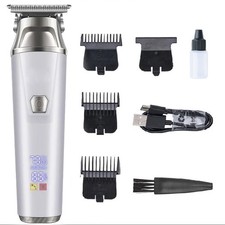Professional Mens Hair Clippers self cut Cordless Electric Hair Trimmer USB
