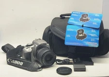 Canon EOS Rebel XT 8 MP Digital SLR Camera 18-55mm EF-S II Lens & Battery Works