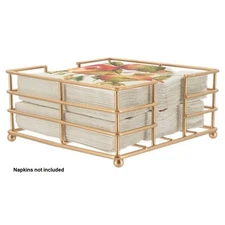 Boston International Cocktail Napkin Caddy - Metro Gold (BID48)