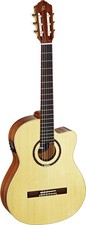 Ortega Guitars RCE138SN Feel Series Slim Neck Acoustic Electric Nylon 6-Strin...