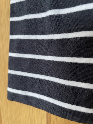 Navy Blue And White Stripe Dress From French Connection Size 8 - Picture 6 of 7