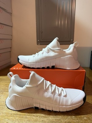 Men's Size 14-Nike Free Metcon 6 White/Black-White FJ7127-101 Fast