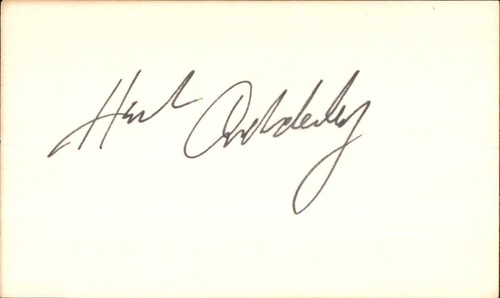 Herb Adderley Signed 3x5 Index Card Cut d.20 Dallas Cowboys Autograph Den