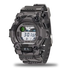 Boys Camouflage LED Sports Kids Watch Waterproof Digital Electronic Military ...