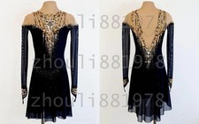 New Ice Figure Skating Dress Figure Skating Dress For Competition blue