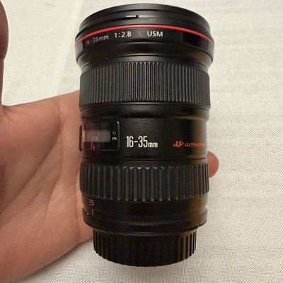 Canon EF 16-35mm f/2.8 L USM Camera Lens Black Red CLEAN   Seller  