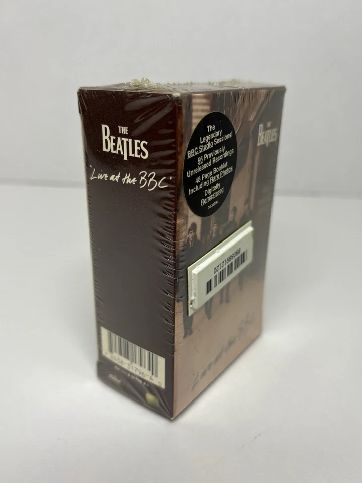 Sealed NOS The Beatles Live At The BBC Double Cassette Tapes Set 1994 - Image 2 of 4