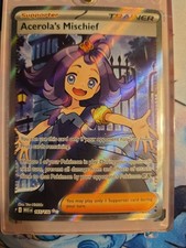 Acerola's Mischief Full Art Ultra Rare Pokemon Mega Evolution Card 165/132