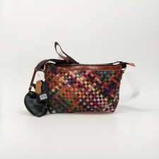 AmeriLeather Stella Womens Woven Leather Cros...