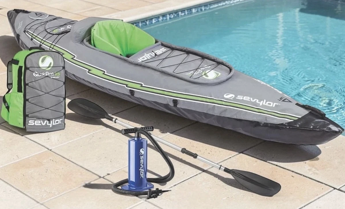 Pagaie Sevylor AV150 Aluminium - 150x19 Cm, Manche Robuste Et Grandes Pales Pour Kayak & Bateau Gonflable