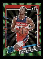 2023-24 Donruss #225 Bilal Coulibaly Green Laser Holo