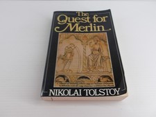 Vintage The Quest For Merlin Nikolai Tolstoy Black PB Arthurian