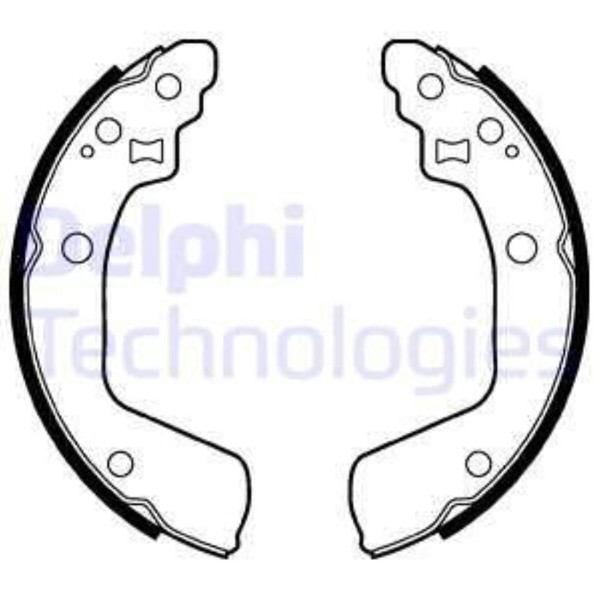 Delphi Bremsbackensatz Bremsbacken Hinten FüR Suzuki Swift III MZ EZ-image