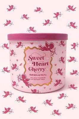 2025 SWEET HEART CHERRY ~ 3 Wick CANDLE  ~ Bath & Body Works ~ SHIPS FREE!
