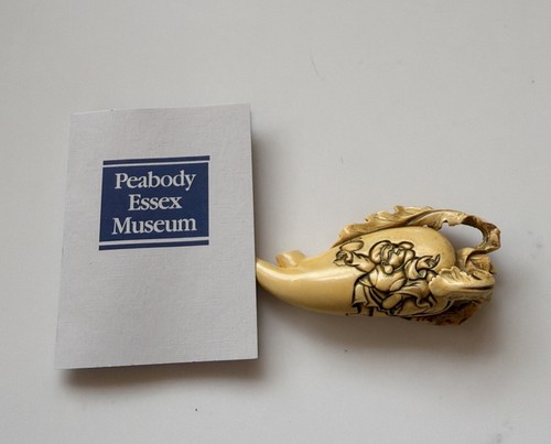 Vintage Peabody Museum PEM Netsuke Replica Buddha 