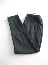 ADIDAS Tapered Zip Leg, Stitched Logo Men's Fleece Sweat Pants Green L, XL