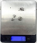 925 Sterling Silver CZ Stud Earrings 6.1g — photo 4