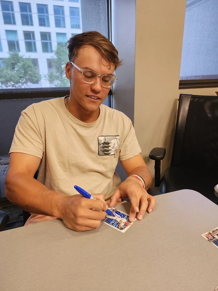 Tarjeta de novato JJ Wetherholt autografiada 2025 Bowman Prospects BP22 Foto 4 de 4