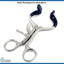 „HNO Retraktor Molt – Mundsperrer, Mundöffner & Mundspreizer 14 cm, Dental CE“