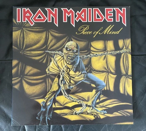 LP VINYL IRON MAIDEN ALBUM PIECE OF MIND 1983 UK 1ST PRESS EMA 800 Nm/Nm