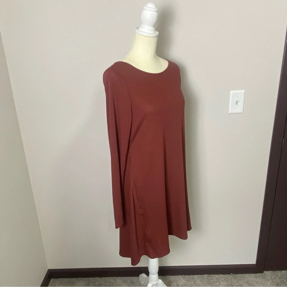 Suéter túnica manga larga color óxido otoño colección Lisa Rinna para mujer talla S Foto 4 de 4