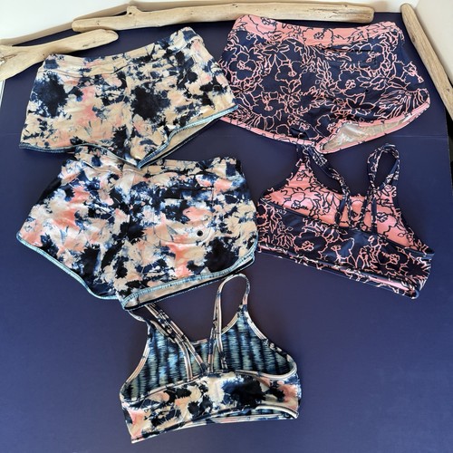Athleta Girl Cannonball Swim Shorts (3) Tops (2) Mix N Match Size 14 & 16 - Picture 2 of 14