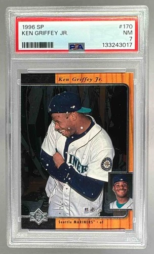 133243017 Ken Griffey Jr 1996 Upper Deck SP #170 PSA 7